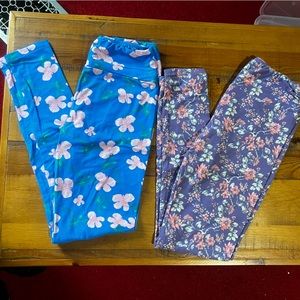 LuLaRoe Floral Leggings Bundle
